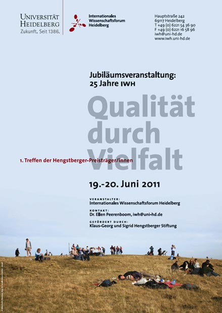 Plakat Internationales Wissenschaftsforum Heidelberg