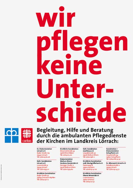 Plakat CARITAS · Weil am Rhein